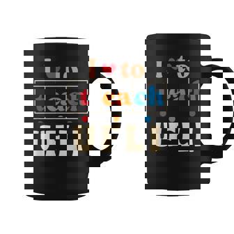 Science Of Reading I Love To Teach Ufli Teacher Literacy Coffee Mug - Thegiftio