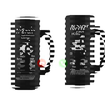 Scooter Ciclomotor Bicicleta Motocicleta Regalo Para Los Amantes Delcooter Taza de café - Regaloses