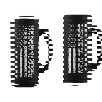 Senior Class Of 2026 Patriotic American Usa Flag Graduation Coffee Mug - Seseable