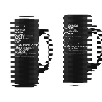 Sensei Coach Definition Taza de café - Regaloses