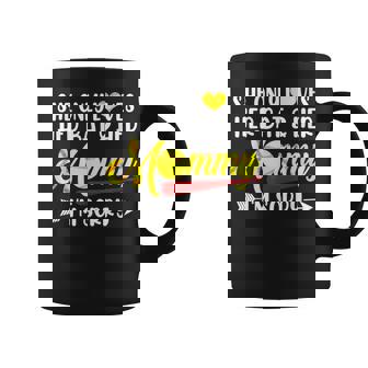 She Only Loves Her Bat And Her Mommy Mother's Day Softball Coffee Mug - Thegiftio UK