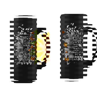 She Is Mom Sunflower Leopard Christian Mom Mother's Day Coffee Mug - Thegiftio