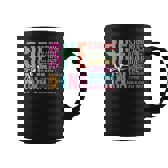 She Is Nana Christian Mother's Day Present For Grandma Women Coffee Mug - Monsterry