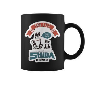 Shiba Dog かわいい柴犬 黒柴 コーヒーマグ - Kawaiitshirt