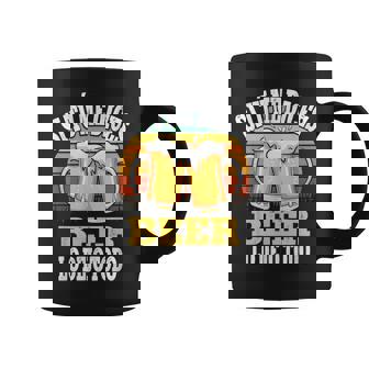 Si Tú Me Dices Beer Lo Dejo Todo Humour Amantes Cerveza Taza de café - Regaloses