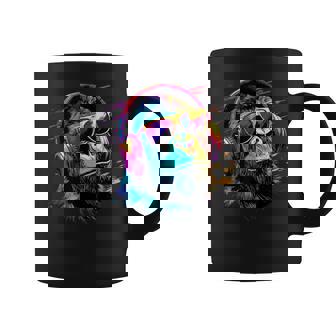 Singe Dj Avec Écouteurs Et Lunettes Deoleil Musique Fête Tasse - Cadeauxyz