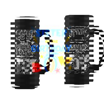 Sister Of The Birthday Boy Family Matching Party Video Game Coffee Mug - Monsterry
