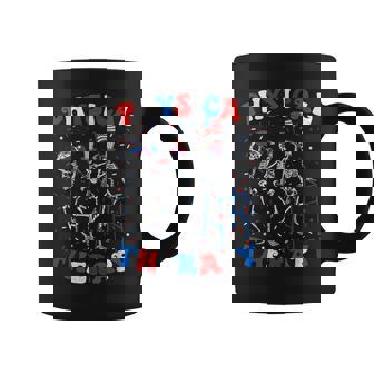 Skeleton Physical Therapist Pt 4Th Of July Physical Therapy Coffee Mug - Thegiftio