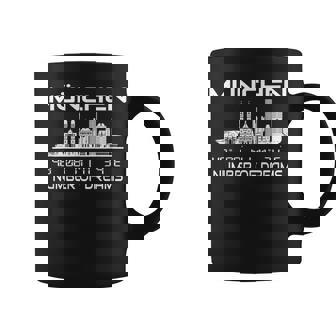 Skyline München Koordinaten Gpsilhouette München Tassen - Geschenkecke