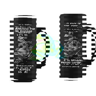 How Do You Sleep At Night Knowing People Don't Like You Frog Coffee Mug - Thegiftio