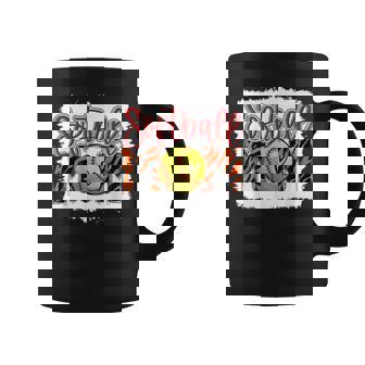 Softball Mom Tiger Print Mother's Day Lovers Girl Coffee Mug - Monsterry