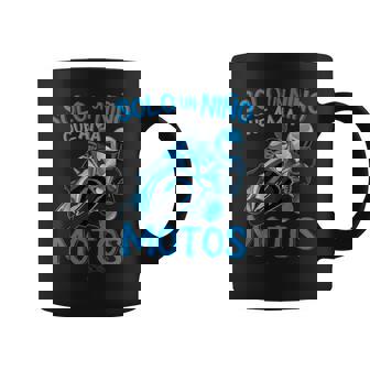 Solo Un Niño Que Ama Motos Amantes Deehículos Niños Taza de café - Regaloses
