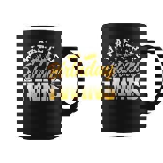 Somos Los Gemelos Del Cumpleaños Celebre Bonito Gemelos Taza de café - Regaloses