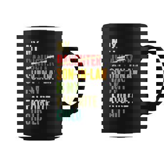 My Son In Law Is My Favorite Child Humor Fathers Day Retro Coffee Mug - Thegiftio