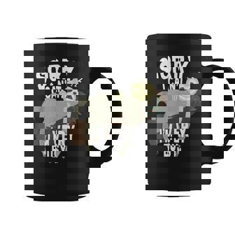 Sorry I Can't I'mery Busy ナマケモノ 遅刻魔 おはようございます。ホームオフィス コーヒーマグ - Kawaiitshirt