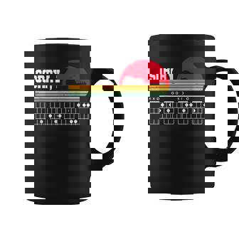 Sorry I Dgaf Hidden Message Retro Guitar Coffee Mug - Thegiftio UK