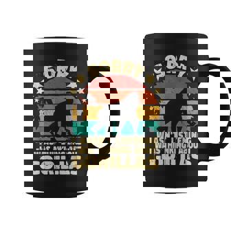 Sorry I Wasn't Listening アニマル モンキー ゴリラ レトロ 男性用 コーヒーマグ - Kawaiitshirt