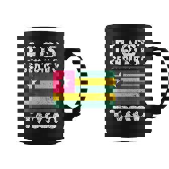 Souvenir Du Drapeau Du Togo – If Lostend Me To Togo Tasse - Cadeauxyz