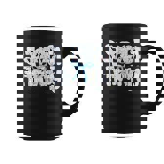 Speech Therapist Floral Coquette Bow Slp Speech Therapy Coffee Mug | Mazezy