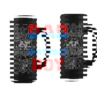 Spider Web Birthday Party Dad Of The Birthday Boy Coffee Mug | Mazezy