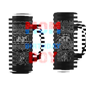 Spider Web Birthday Party Mom Of The Birthday Boy Coffee Mug - Monsterry