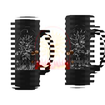 Spooky Island Est2002 Amusement Park Skull Halloween 2 Sided Coffee Mug - Monsterry