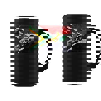 Springbok Bokke 南アフリカ国旗 ヴィンテージ ラグビー コーヒーマグ - Kawaiitshirt