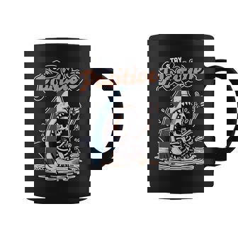 Stay Positive Shark Lover Wildlife Ocean Sea Animal Lover Coffee Mug - Monsterry