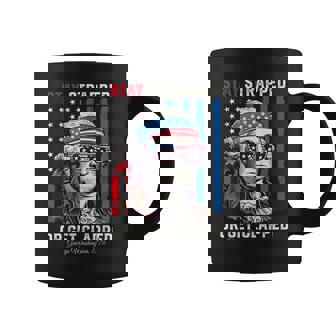 Stay Strapped Or Get Clapped George Washington 4Th Of July Coffee Mug | Mazezy