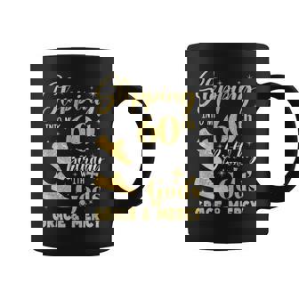 Stepping Into My 60Th Birthday With Gods Grace And Mercy Coffee Mug - Thegiftio