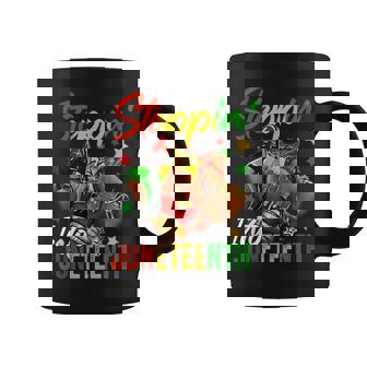Stepping Into Junenth Afro Woman Black Girls Sneakers Men Coffee Mug - Thegiftio UK