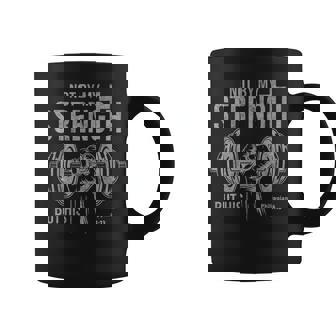 My Strength Christian Bible Gym Workout Weightlifting Coffee Mug - Thegiftio UK