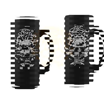 Sturgis 2025 Black Hills Rally Retro Vintage Skull Flags Coffee Mug | Mazezy