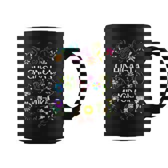 Subtle Floral Chinga La Migra Anti Ice Vintage Abolish Ice Coffee Mug - Monsterry