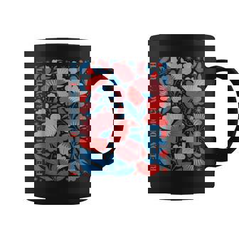 Subtle Freedom Democracy Truth Boho Floral 4Th July Resist Coffee Mug - Thegiftio