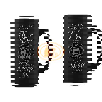 Sucking Tits Licking Clitss Adult Joke Saying Quote Coffee Mug | Mazezy