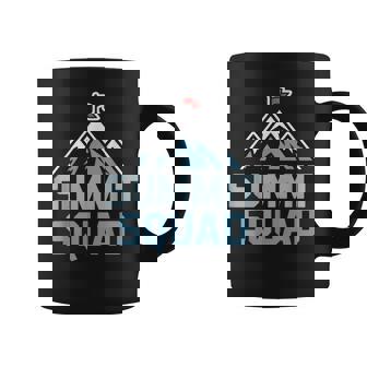 Summit Squad Mountain Peak Hiking Team Adventure Coffee Mug - Monsterry