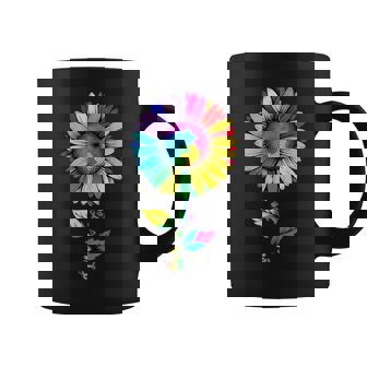 Sunflower Rainbow Flag Lgbt Gay Lesbian Pride Coffee Mug - Thegiftio