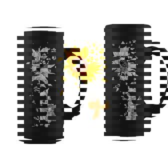 Sunflower Schnauzer Mom Dog Lover Coffee Mug - Monsterry