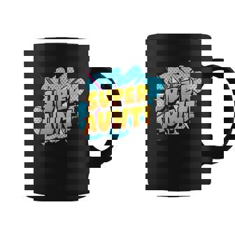 Super Aunt Awesome Superhero Auntie Mother's Day Coffee Mug - Monsterry