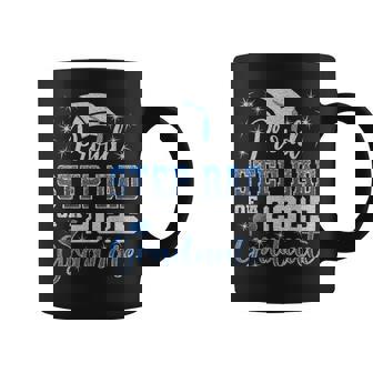 Super Proud Step Dad Of 2025 Graduate Awesome Family College Coffee Mug - Thegiftio UK
