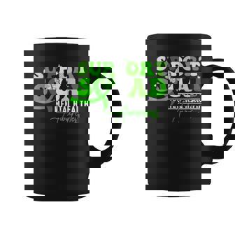 Support Squad Mental Health Awareness May Green Ribbon Coffee Mug - Monsterry