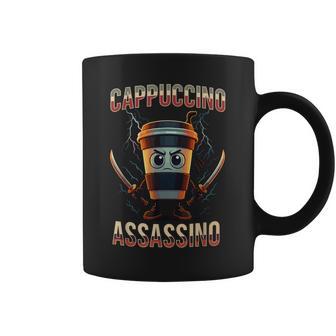 Surreal Italian Brainrot Cappuccino Assassino Meme Coffee Mug - Thegiftio