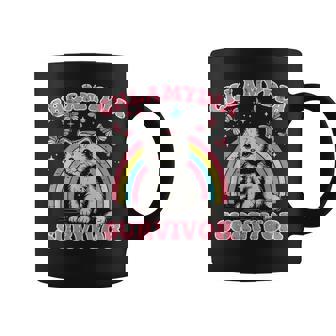 Survivor Cat Cringe Weird Adult Humor Inappropriate Coffee Mug - Monsterry