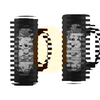 Süßes Igelmotiv Mit Herzsymbol Und Igel Tassen - Geschenkecke