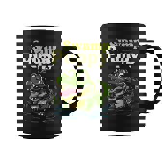 Swamp Puppy Cocodrilo Adorable Dibujos Taza de café - Regaloses