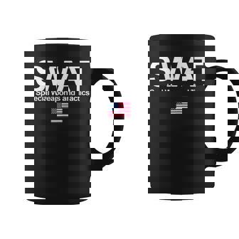 Swat シャツ Unitedpecial Police Usa フラッグ 胸ロゴ コーヒーマグ - Kawaiitshirt