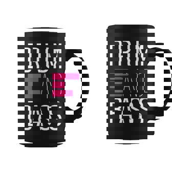 Tambor N Bass Techno Drum And Bass Dnb Taza de café - Regaloses