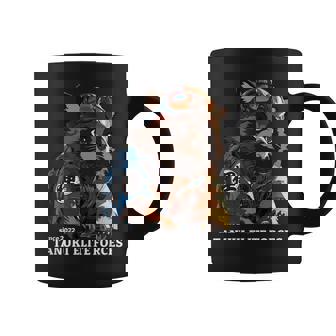 Tanuki Elite Forces No1 タヌキ精鋭部隊 漢字 動物 かわいい狸 たぬき おもしろ アニマル コーヒーマグ - Kawaiitshirt