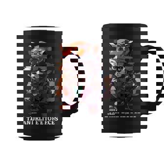 Tanuki Elite Forces No2 タヌキ精鋭部隊 かわいい狸 アニマル 動物 おもしろ 漢字 たぬき コーヒーマグ - Kawaiitshirt